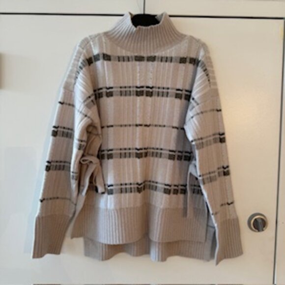 3.1 Phillip Lim Check Sweater, Size Medium - Picture 2 of 4